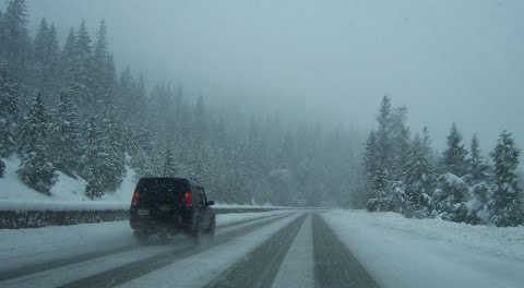 snow off road winch out